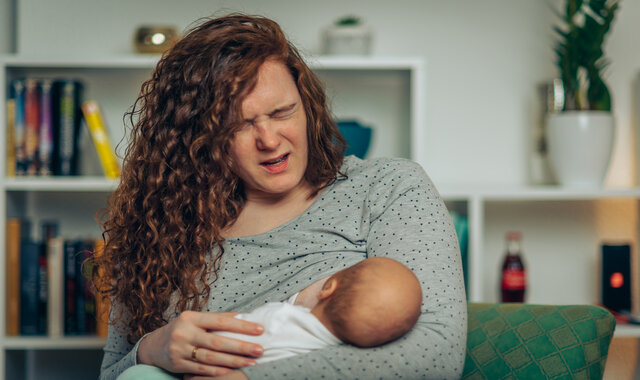 المشاكل الشائعة في الرضاعة الطبيعية